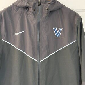 NIKE VILLANOVA WILDCATS TEAM ISSUED STORM-FIT JACKET GRAY LARGE